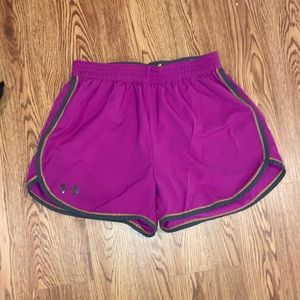 Pink Under Armour Running Shorts